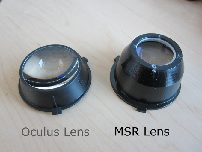 Oculus vs. MSR Lens[1]
