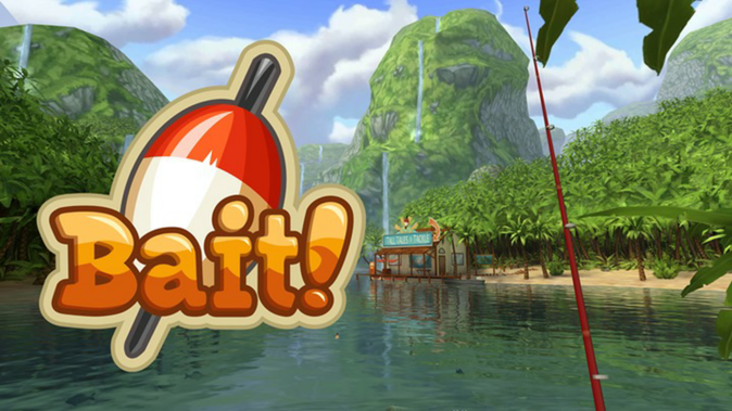 【Gear VR】ゆったりした自然の中で、珍しい魚を求めて釣りをするゲーム『Bait!』
