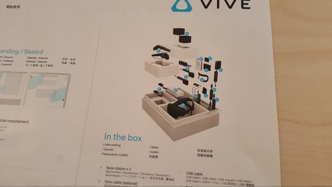 HTC Vive セットアップ