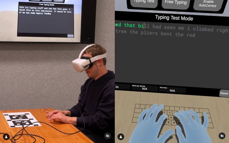 Metavr Keyboard Metaが高精度なバーチャルキーボード技術を研究中 - Mogura VR News