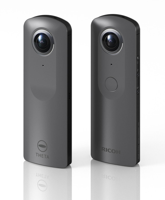 リコー、360度カメラ「RICOH THETA」新機種を発表 4K画質の360度動画が