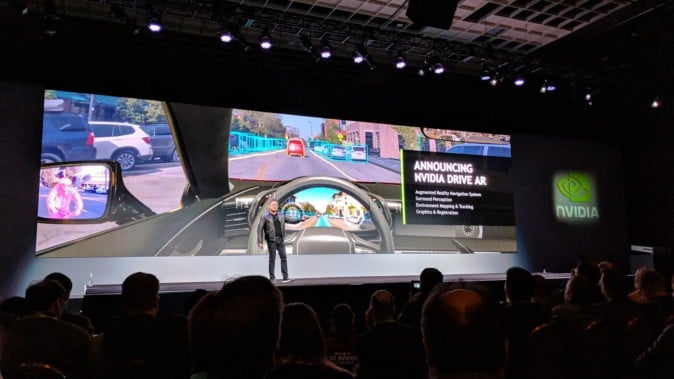 NVIDIA、自動車向けARプラットフォーム「Drive AR」発表