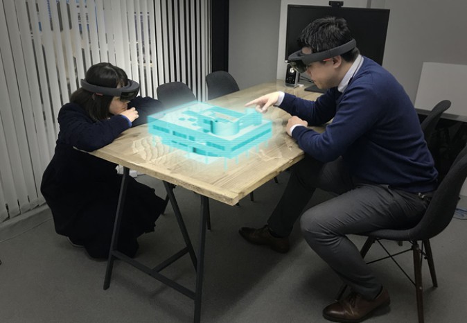 HoloLensで建築デザインを3D表現 議論検討やコスト削減に活用