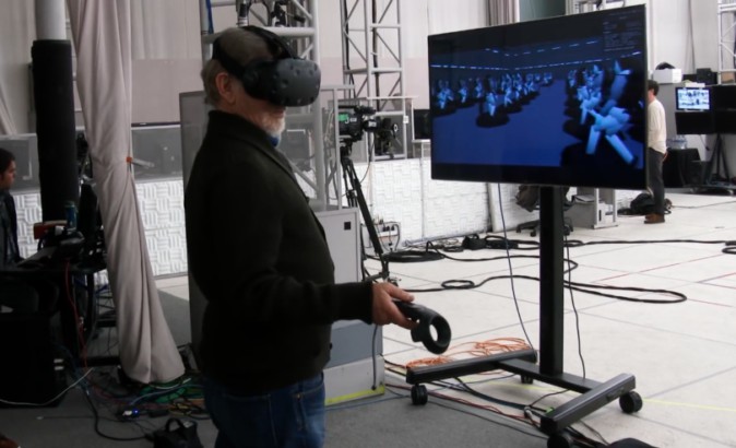 VRがテーマの「レディ・プレイヤー1」撮影現場でもVRが大活躍