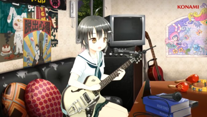 コナミ、バーチャルキャラクターによるギター演奏を披露