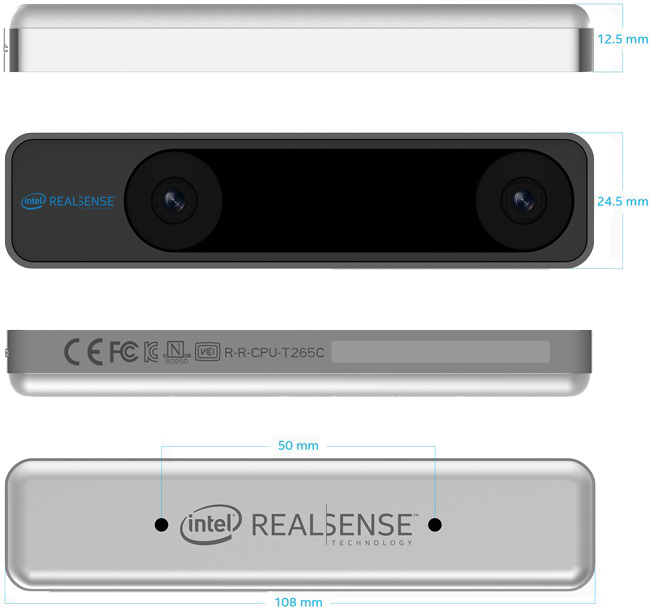 Intelの新型カメラ、VRヘッドセットにつけて位置トラッキング可能に