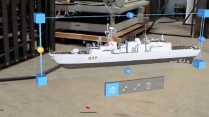 カナダ海軍、艦艇のメンテナンスなどにHoloLens導入か