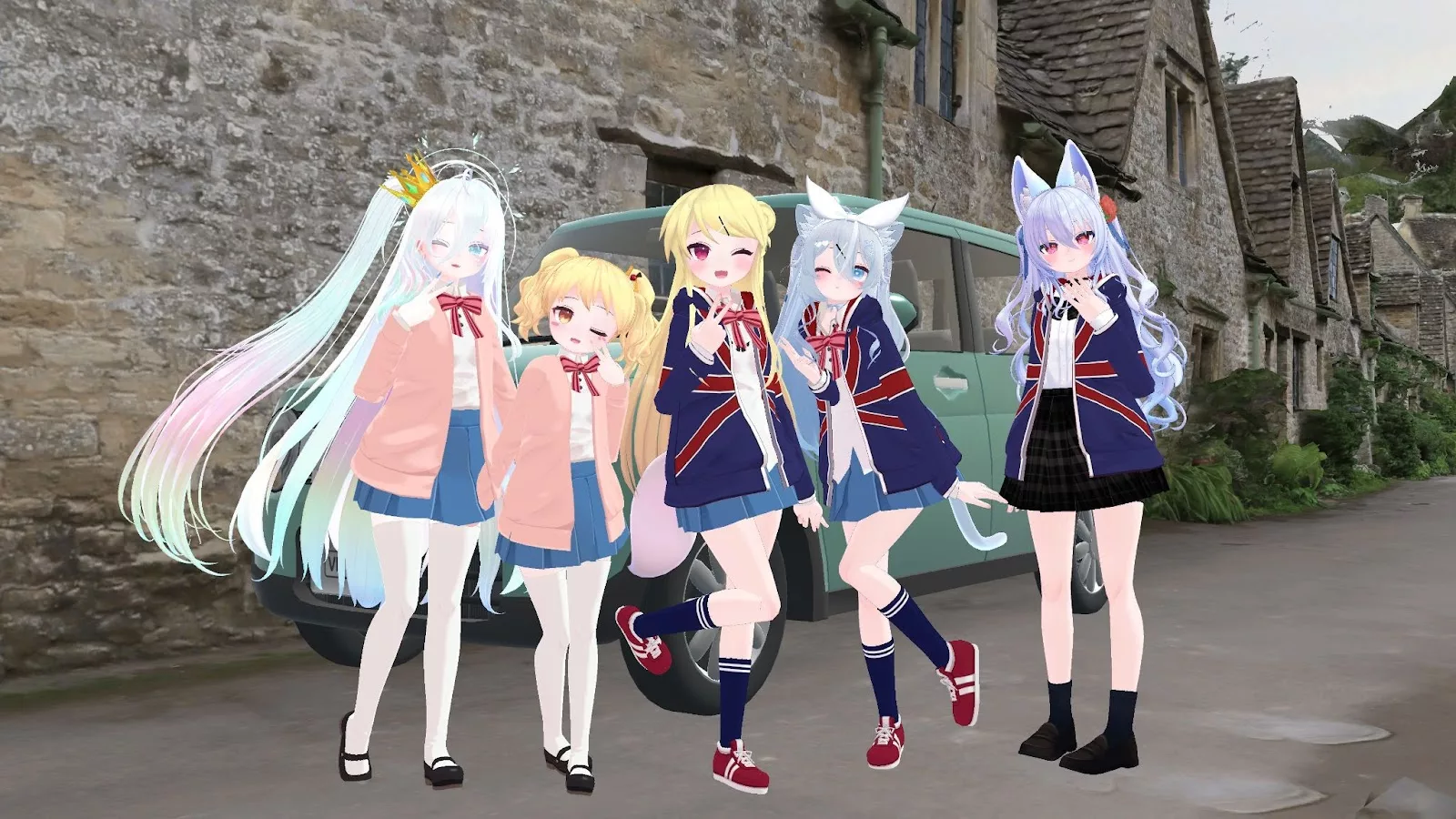 きんいろモザイク」の聖地が「VRChat」ワールドとして登場！ アリスとカレンのなりきり衣装も同時発売【先行体験レポ】 - MoguLive