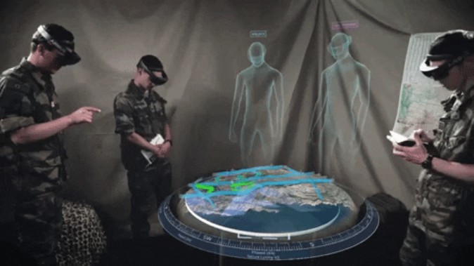「21世紀の軍需に応える」戦略マップを机の上に3D表示する軍用ツールをエアバスが開発