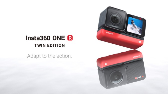 ライカレンズ搭載のアクションカム/360度カメラ「Insta360 ONE R」発表