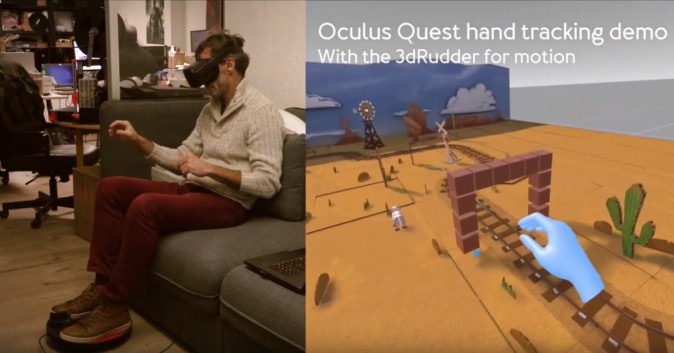 足で操作するVRコントローラー「3dRudder」に新モデル、Oculus Questにも対応
