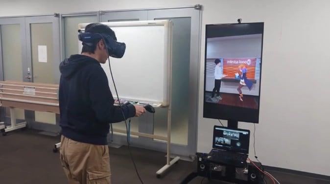 VRで“在宅社会人研修”、リモート支援システム開発