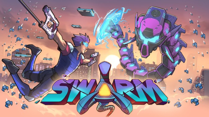 VRFPS「Swarm」発表 2丁拳銃とグラップリングフックで華麗に戦う