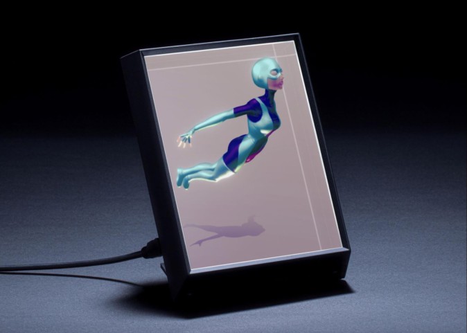 個人向けの裸眼立体視ディスプレイ「Looking Glass Portrait」発表、199ドルから購入できるキャンペーンも