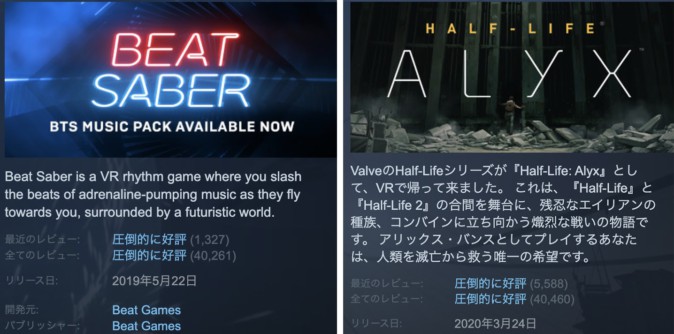 「Half-Life: Alyx」Steamレビュー数がVRゲームで最多に。リリースから1年未満で