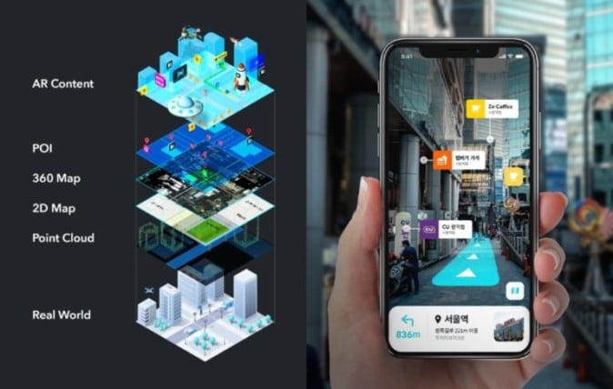 韓国企業が独自のARプラットフォーム発表、VPS活用で3Dマップ生成