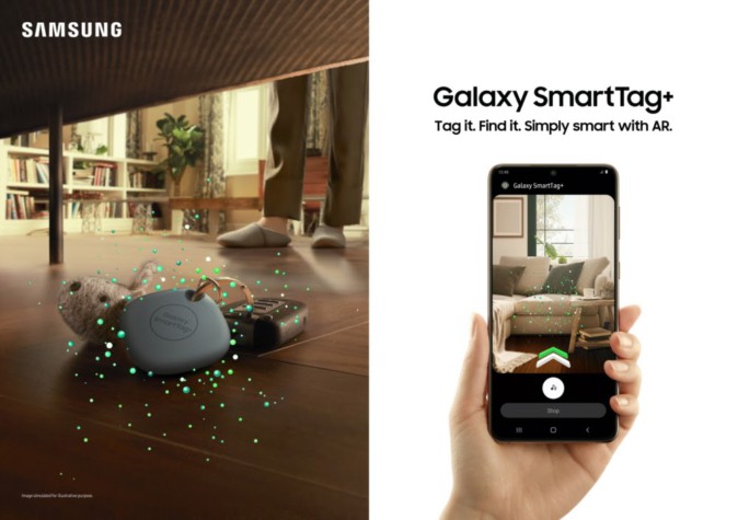 サムスンが「Galaxy SmartTag+」発表、ARで落とし物の場所が分かる