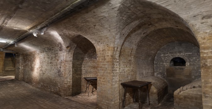 ロンドンの歴史的な教会の地下聖堂がフォトグラメトリ化