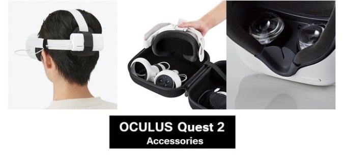 エレコム Oculus Quest 2専用アクセサリーを発表！ クッションパッドやケースが登場