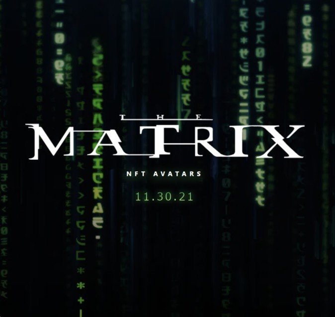 映画「マトリックス」のNFTアバターが発表 11月30日から販売開始
