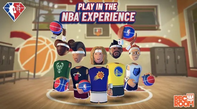 ソーシャルVR「Rec Room」が米「NBA」とコラボ 専用コンテンツを展開