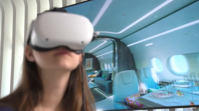 VRでプライベートジェットの「購入前カスタマイズ」シミュレーション、航空大手エアバス