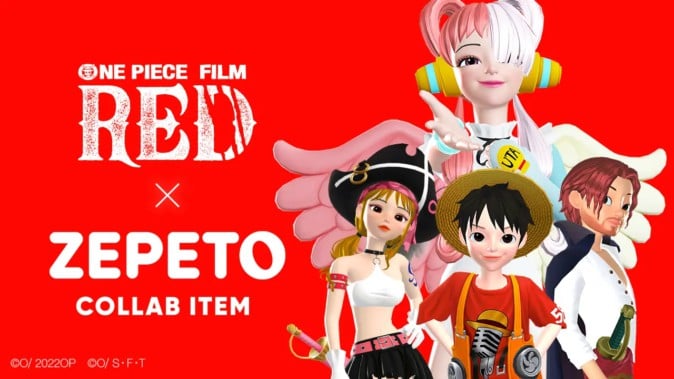 アバターアプリ Zepeto が映画 One Piece Film Red とコラボ ウタの衣装が登場 Mogulive