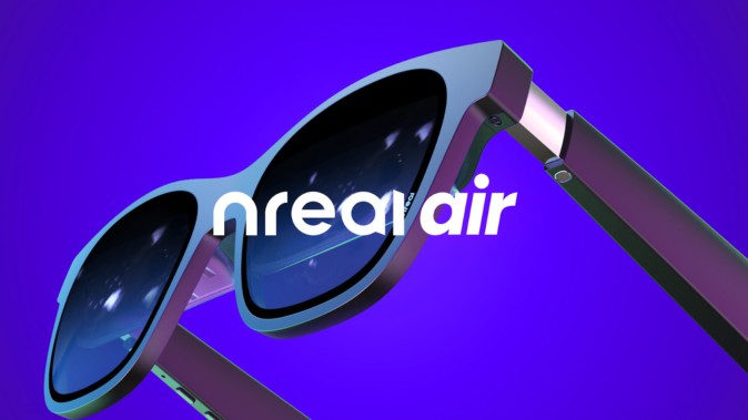 茄子紺 nreal air＋nreal adapter スマートメガネ