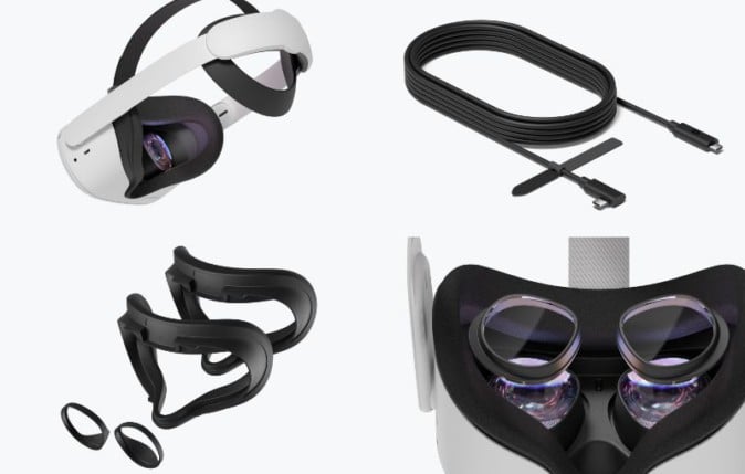 法人値引有 【美品・付属品充実】Oculus Quest 2 / Meta Quest 2