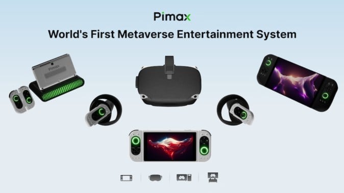 携帯型ゲーミングデバイス「Pimax Portal」が発表 ドッキングすればVRゴーグルとしても使用できる！？
