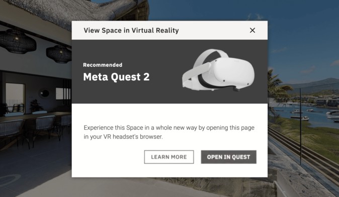 WebサイトからVRを即起動 Meta Questでの起動を埋め込む“リンク機能”