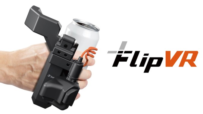 新機軸VRコントローラー「FlipVR」発表！ コントローラーを持ったまま飲み物も持てるし、ピアノも弾ける