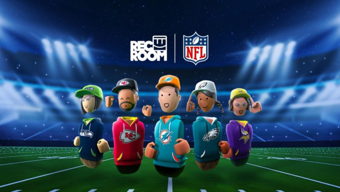 ソーシャルVR「Rec Room」米NFLと提携 アバター向けの公式パーカーや帽子が登場