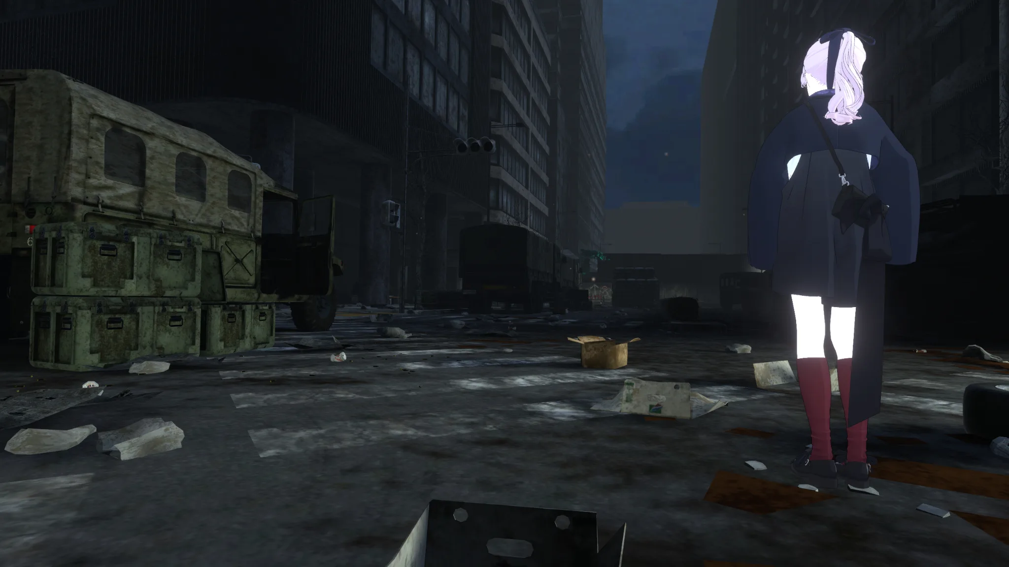 [Series: Stunning VRChat Worlds] A cautious exploration of a desolate ...