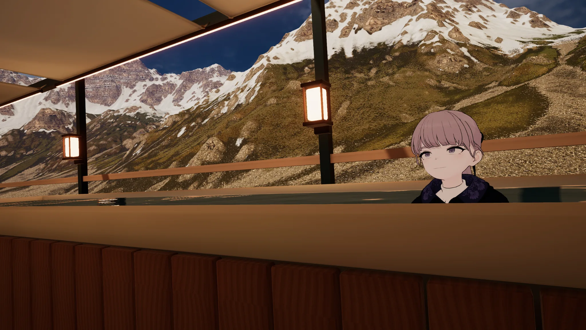 [Series: Visually Appealing VRChat Worlds] A train journey through ...