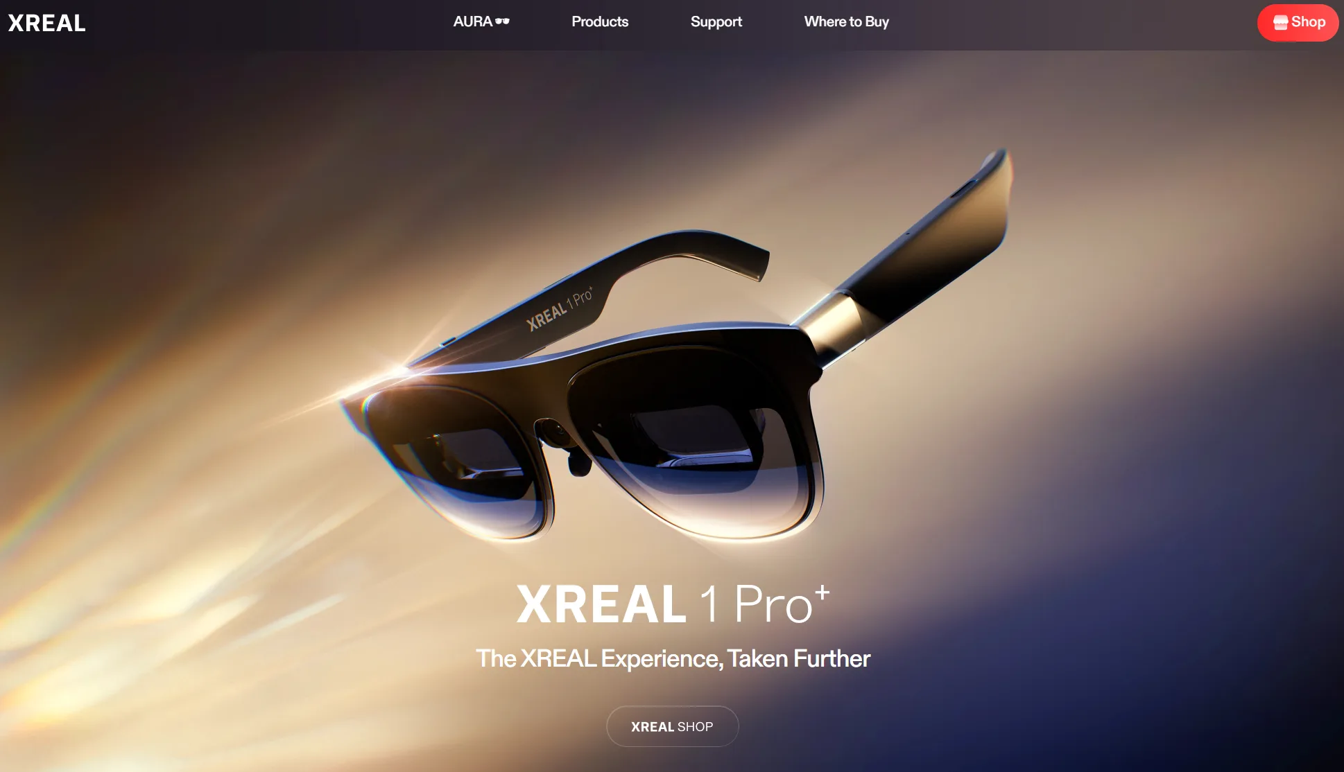 新型スマートグラス「XREAL 1 Pro+」発表、知覚輝度を1,200ニトに向上
